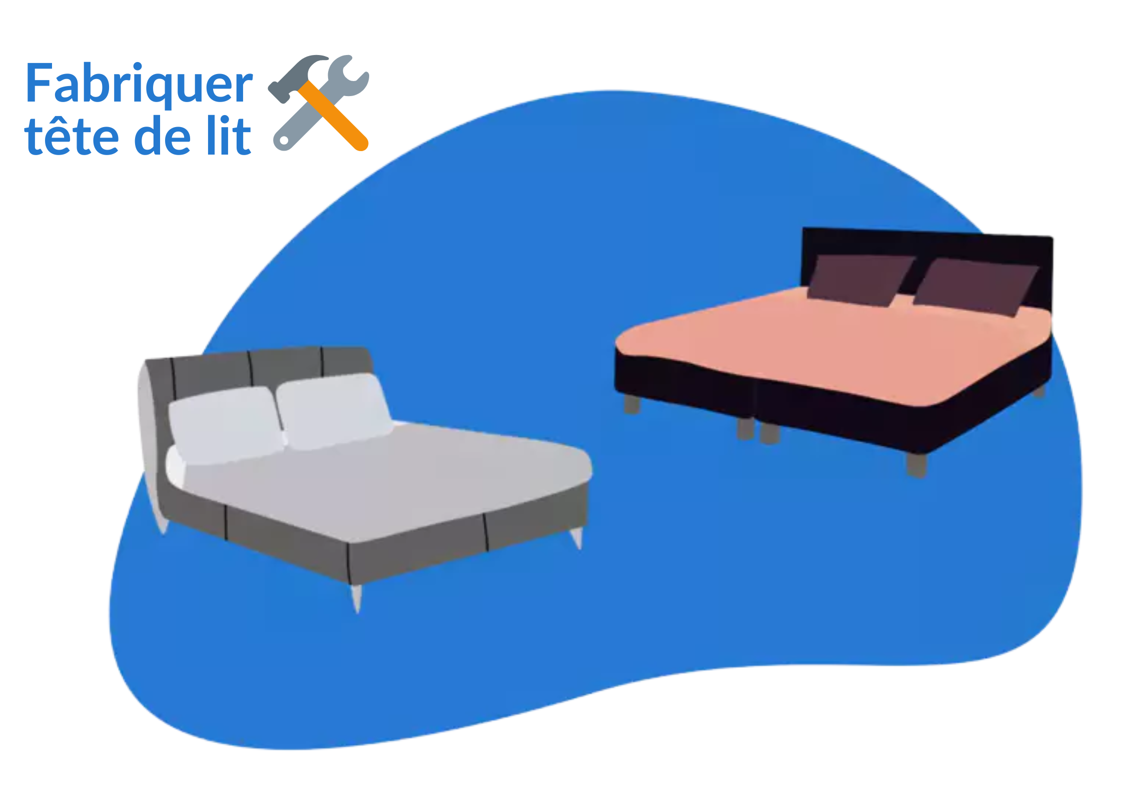 fabriquer sa tete de lit soi meme